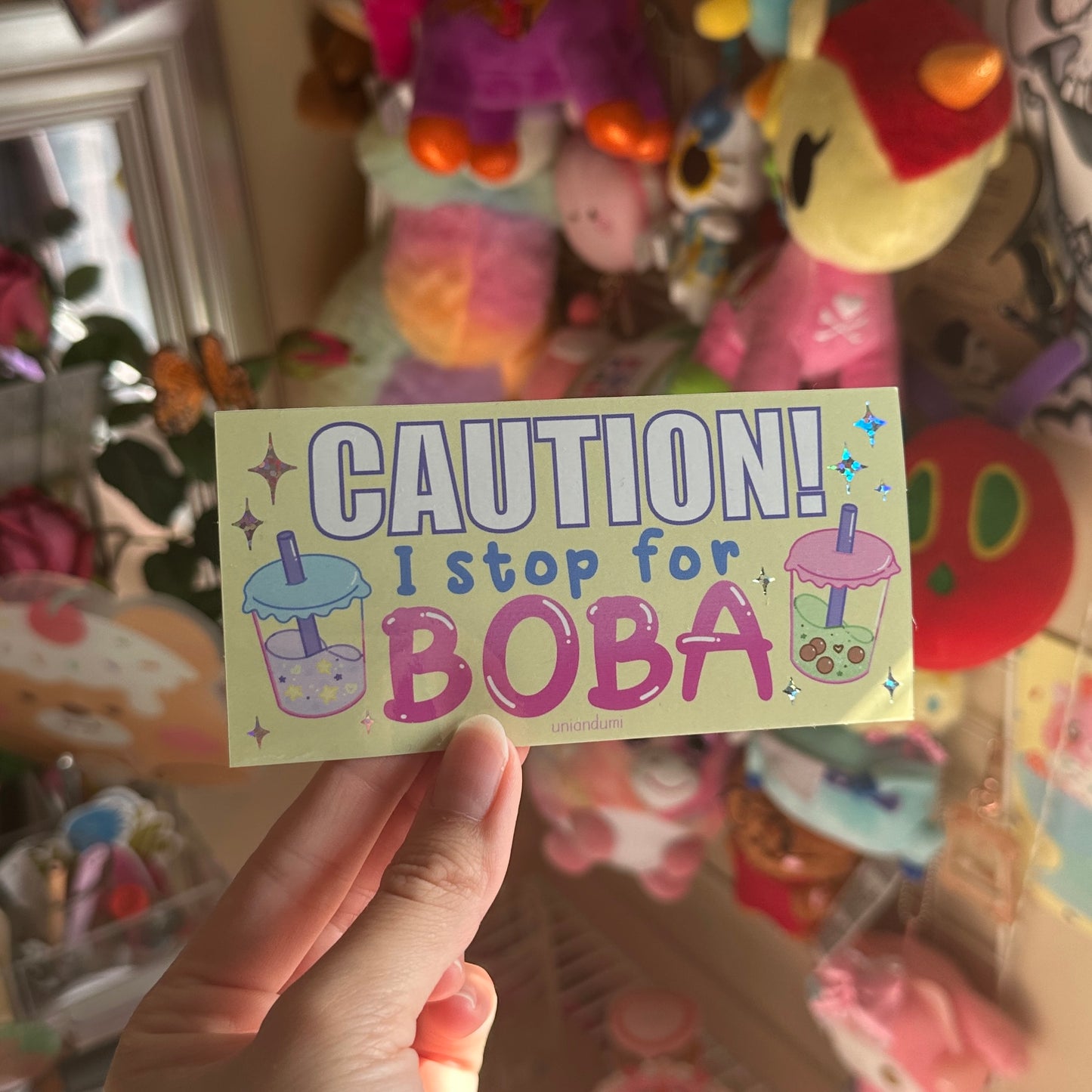 Bubble Tea Bumper Sticker