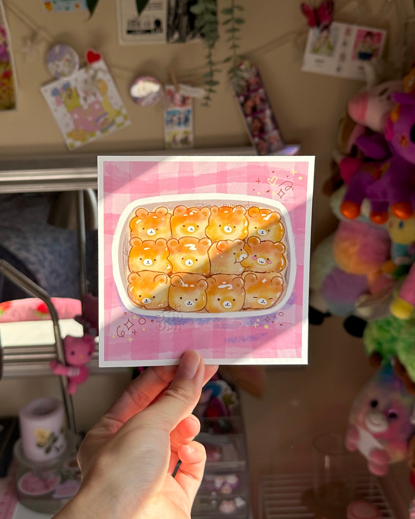 Bear Bread Mini Print