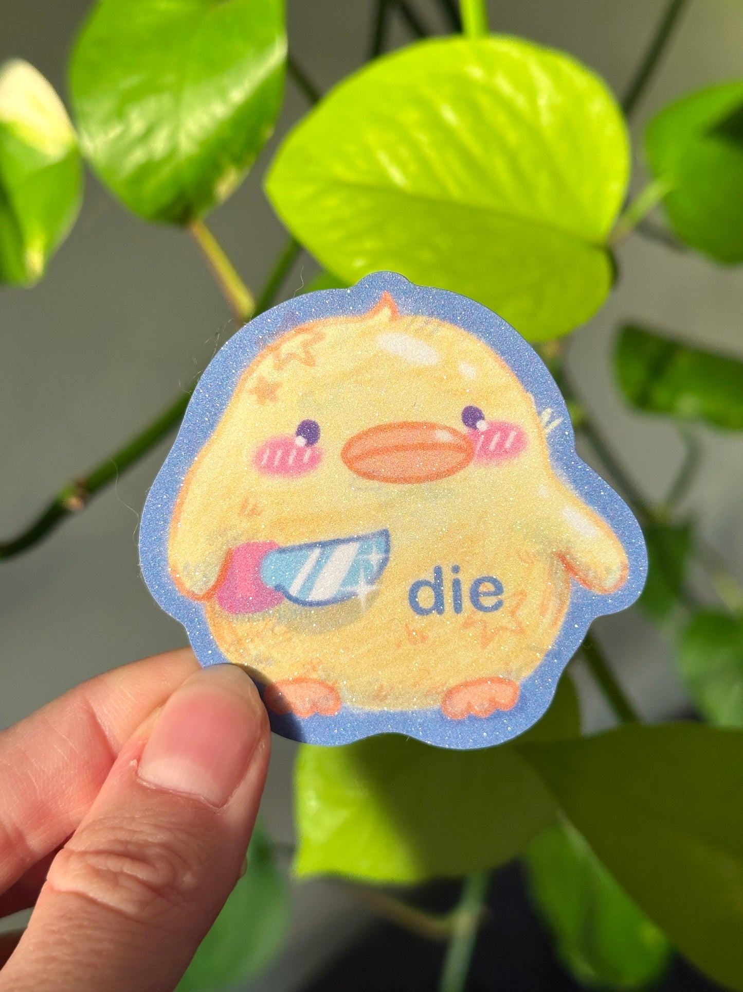 Duck Knife Sticker