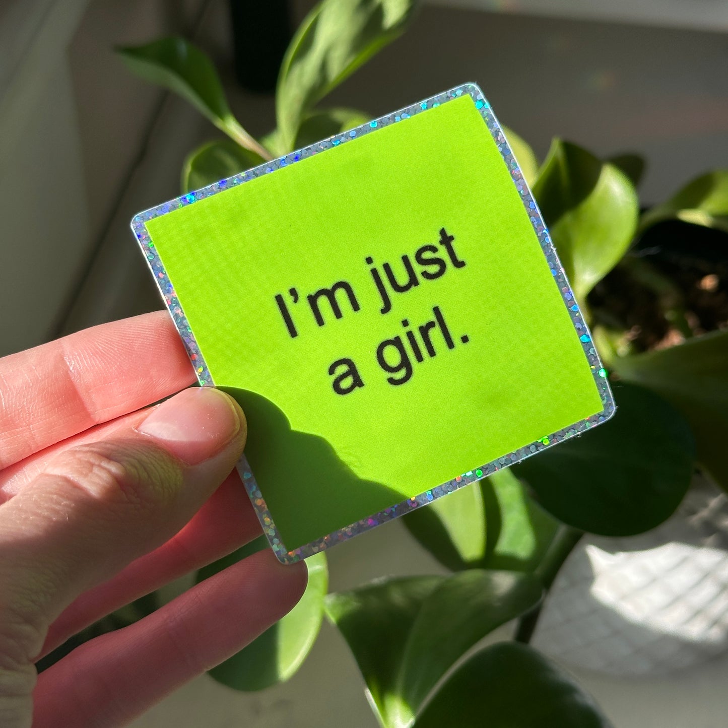Brat “Just a Girl” Sticker