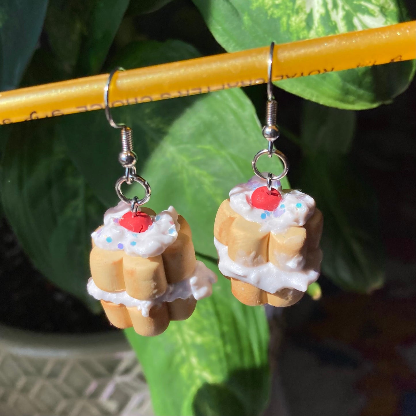 Cute Cake Food Earrings