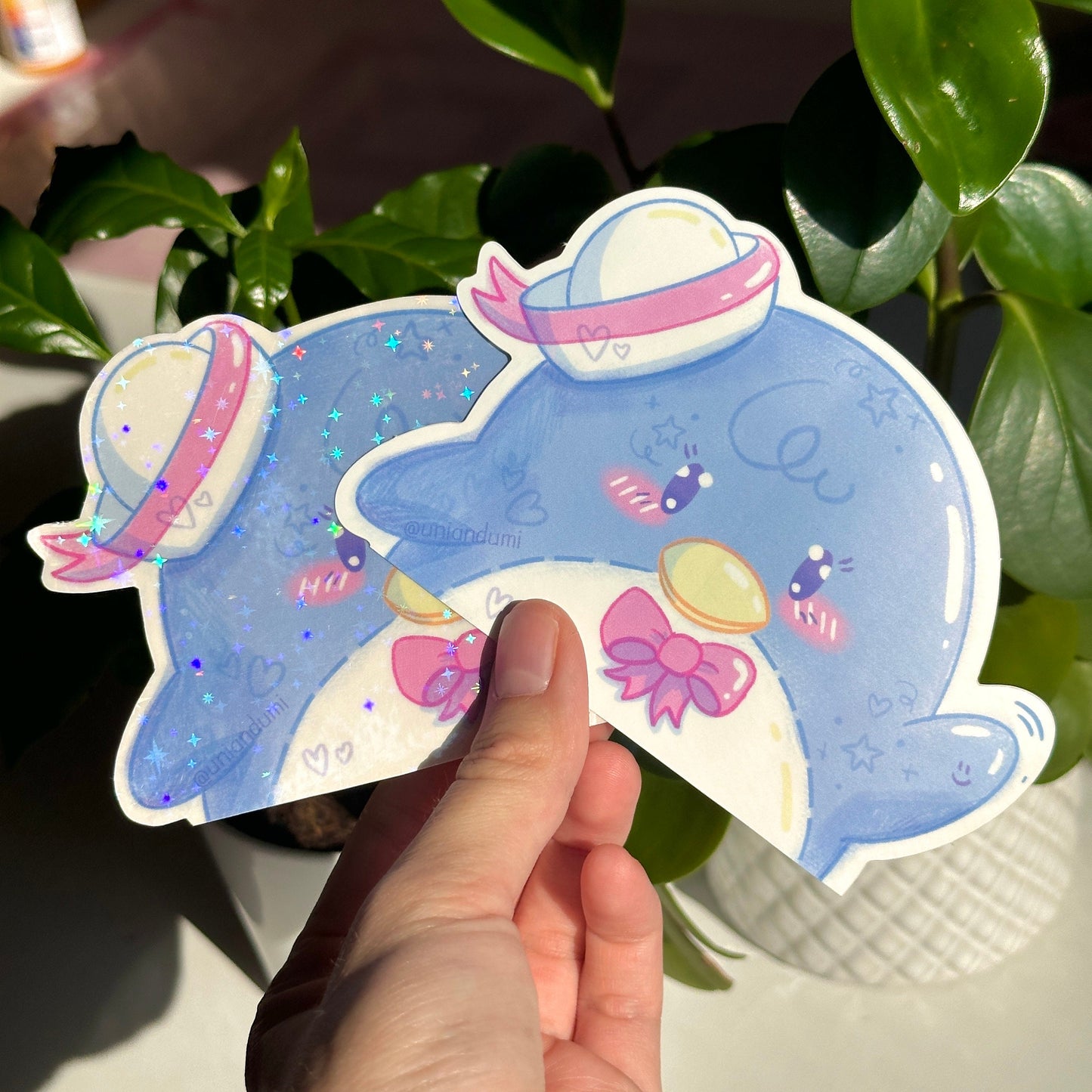 Cute Penguin Car Peeker Decal