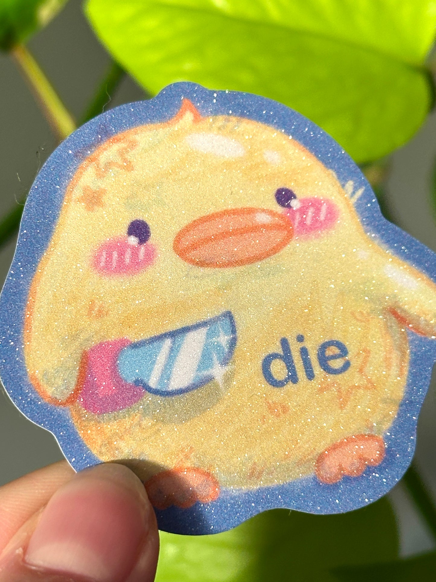 Duck Knife Sticker