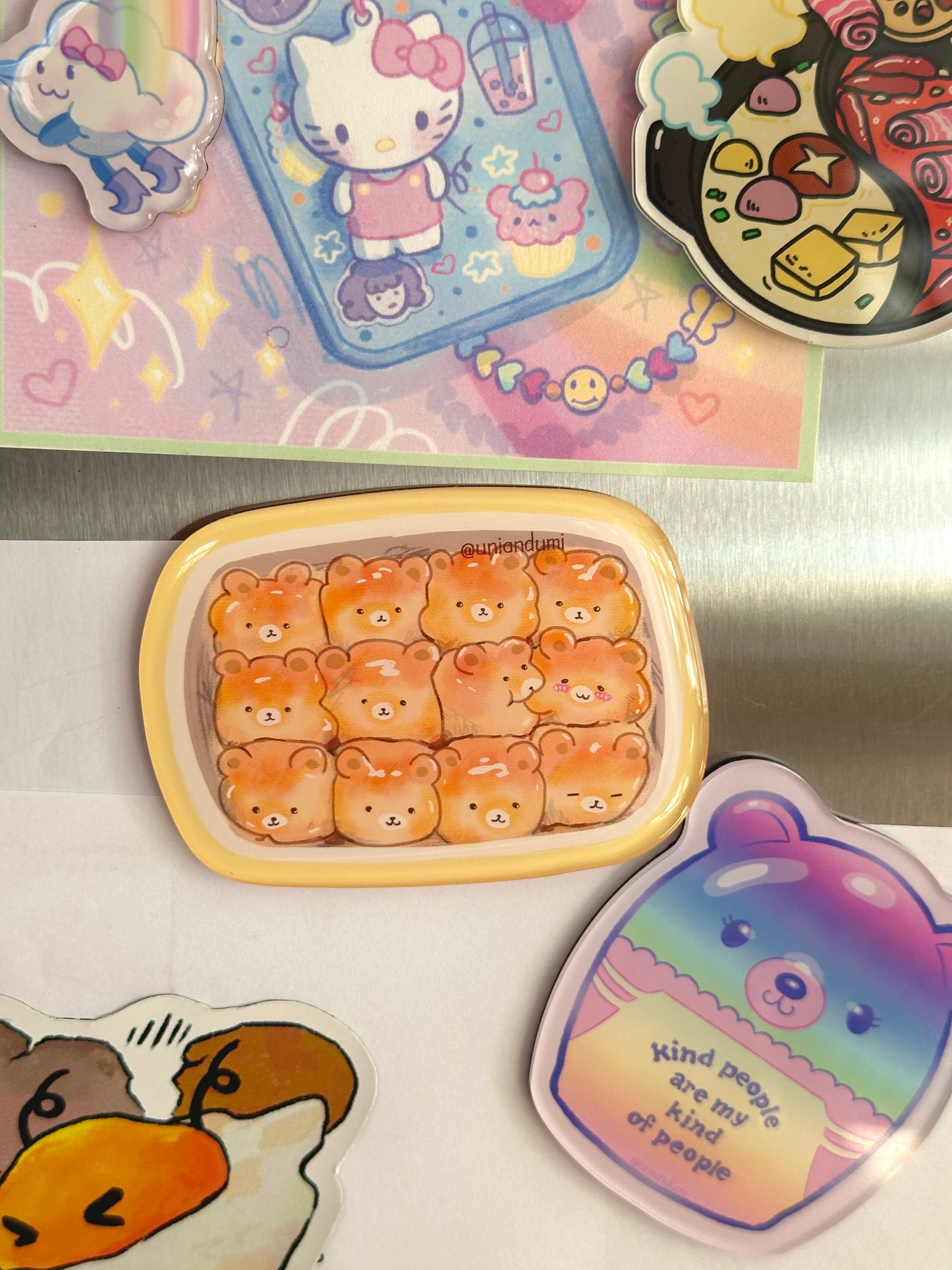 Bear Bread Magnet