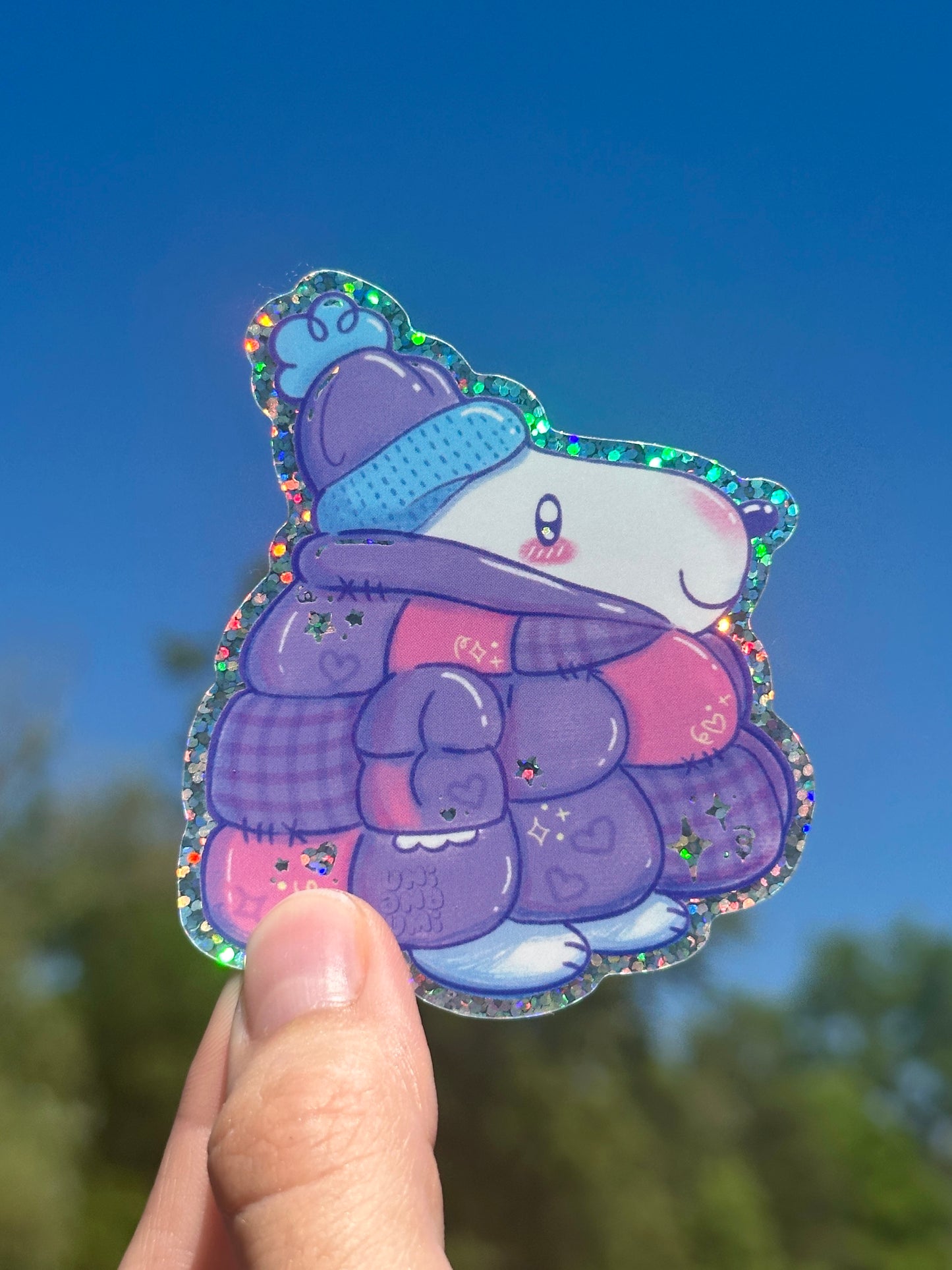 Big Coat Dog Sticker