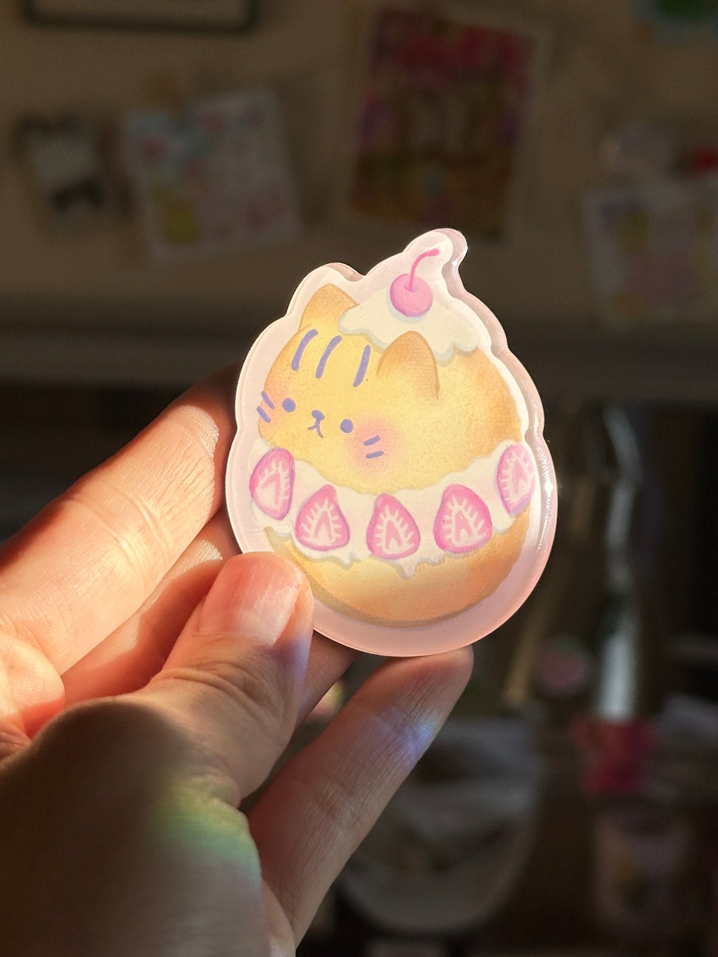 Pastry Cat Magnet