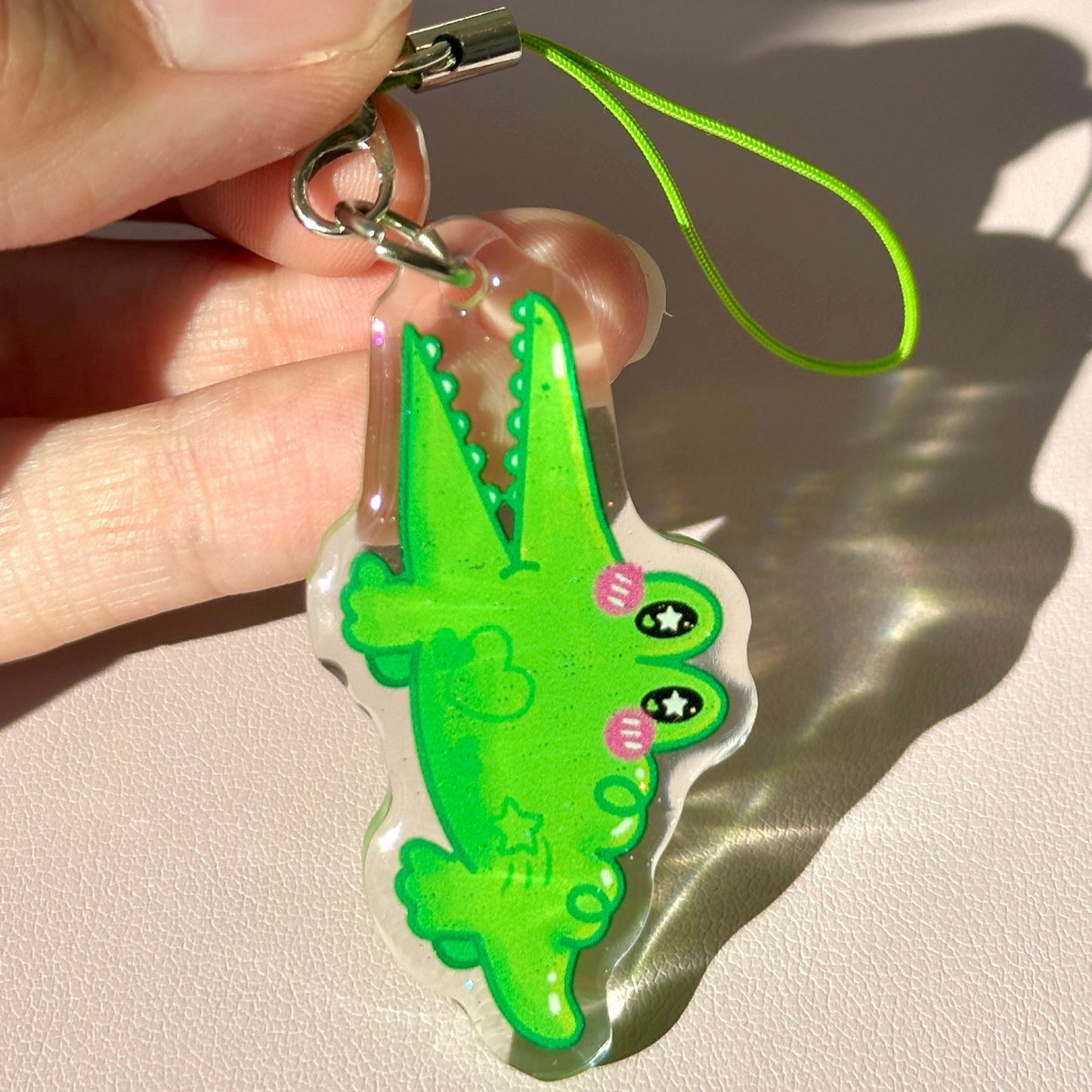 Big Alligator Phone Charm