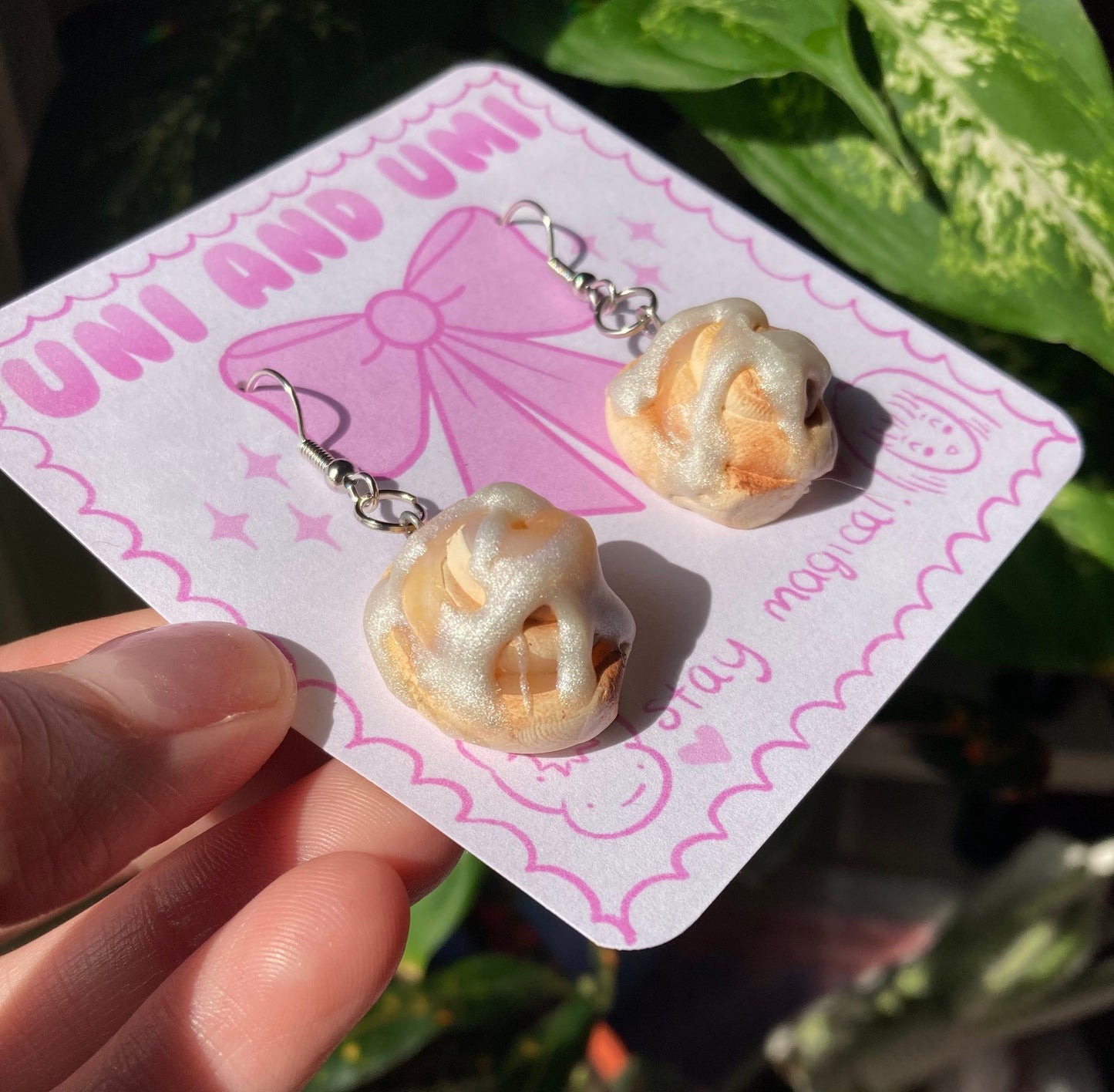 Cinnamon Bun Earrings