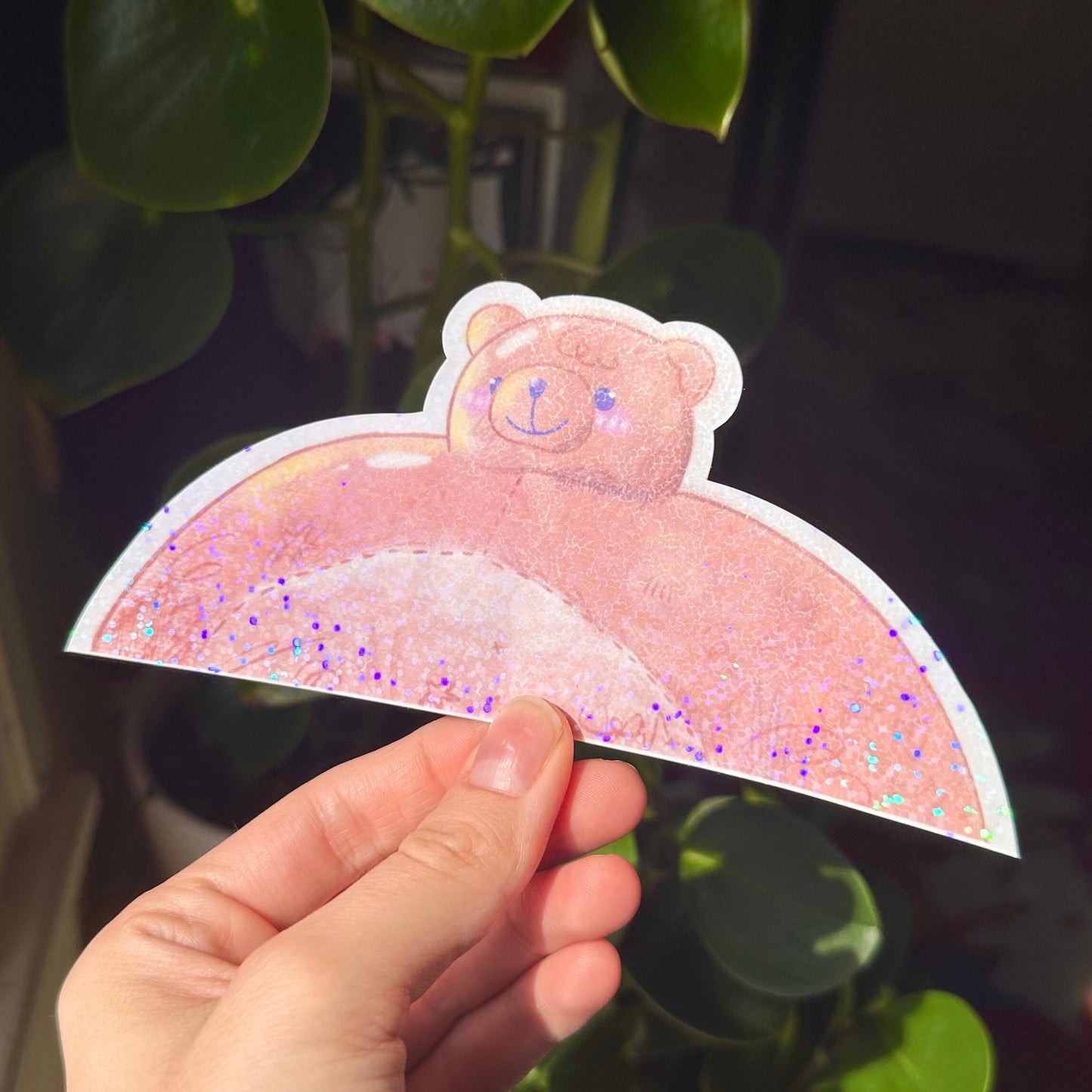 Cute Bear Peeker Decal