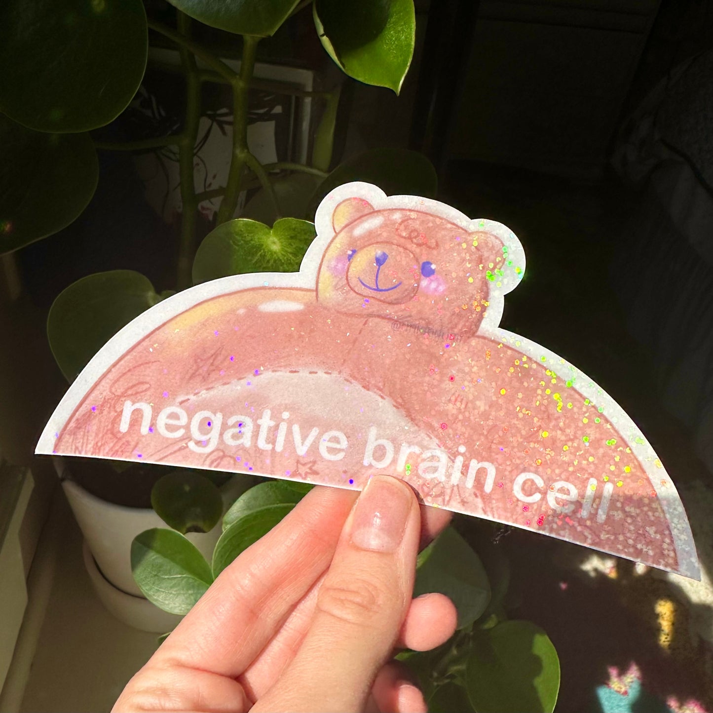 Cute Bear Peeker Decal