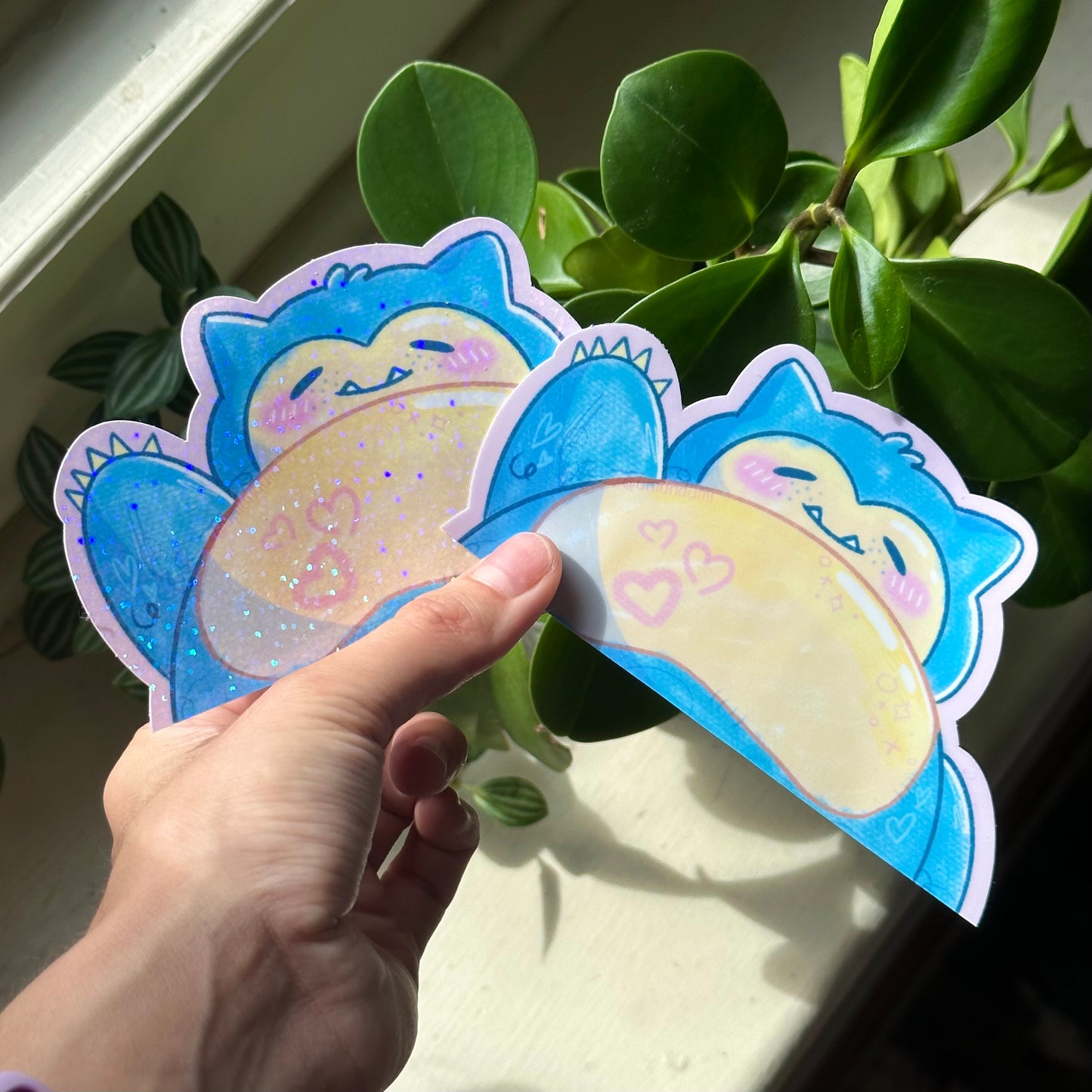 Snor Bear Car Peeker Decal