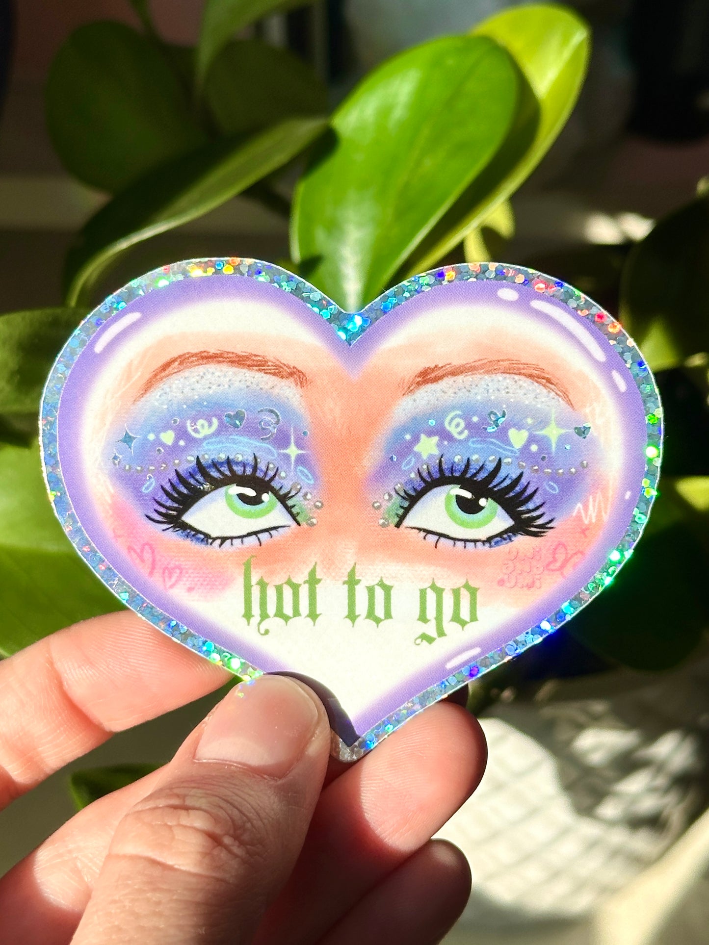 Hot to go Sticker