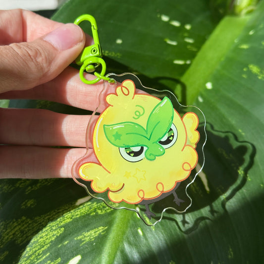 Brow Bird Acrylic Keychain