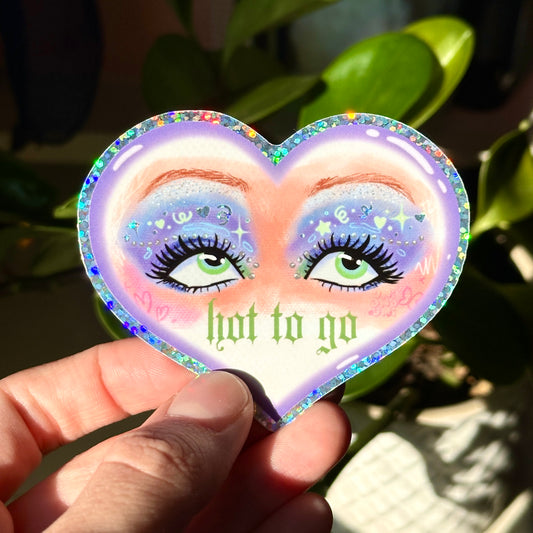 Hot to go Sticker