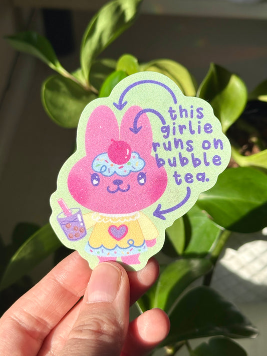 Bubble Tea Addict Sticker
