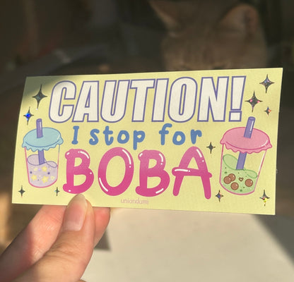 Bubble Tea Bumper Sticker
