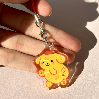 Pom Pom Butt Phone Charm