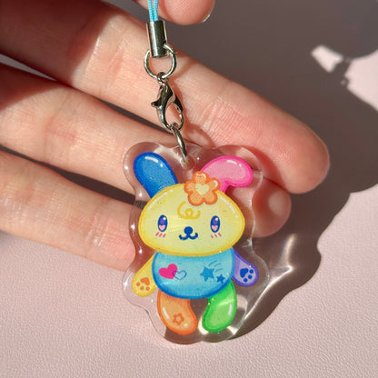 Jelly Bean Bunny Phone Charm