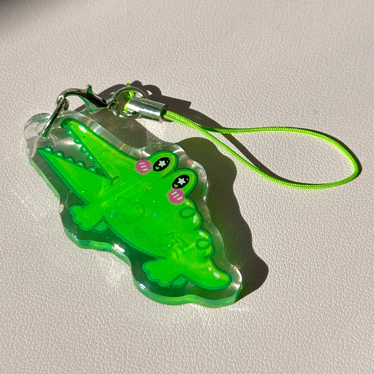 Big Alligator Phone Charm