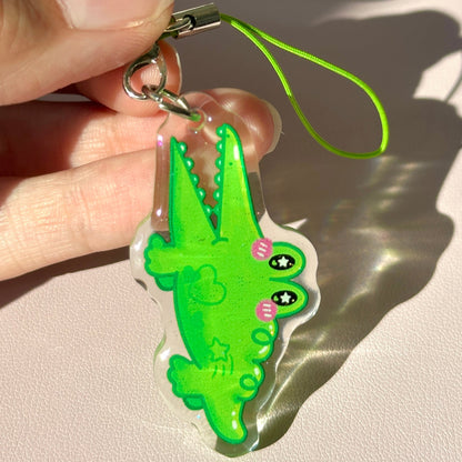 Big Alligator Phone Charm