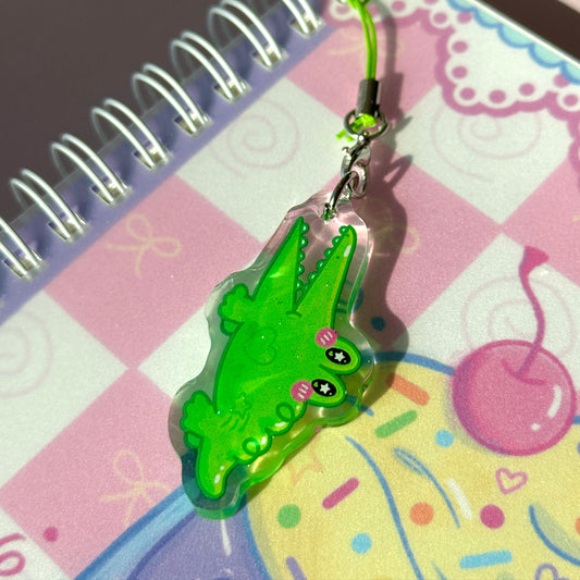 Big Alligator Phone Charm