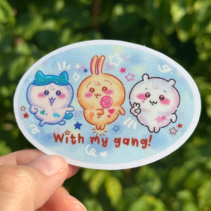 Pajama Party Gang Sticker