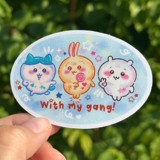 Pajama Party Gang Sticker